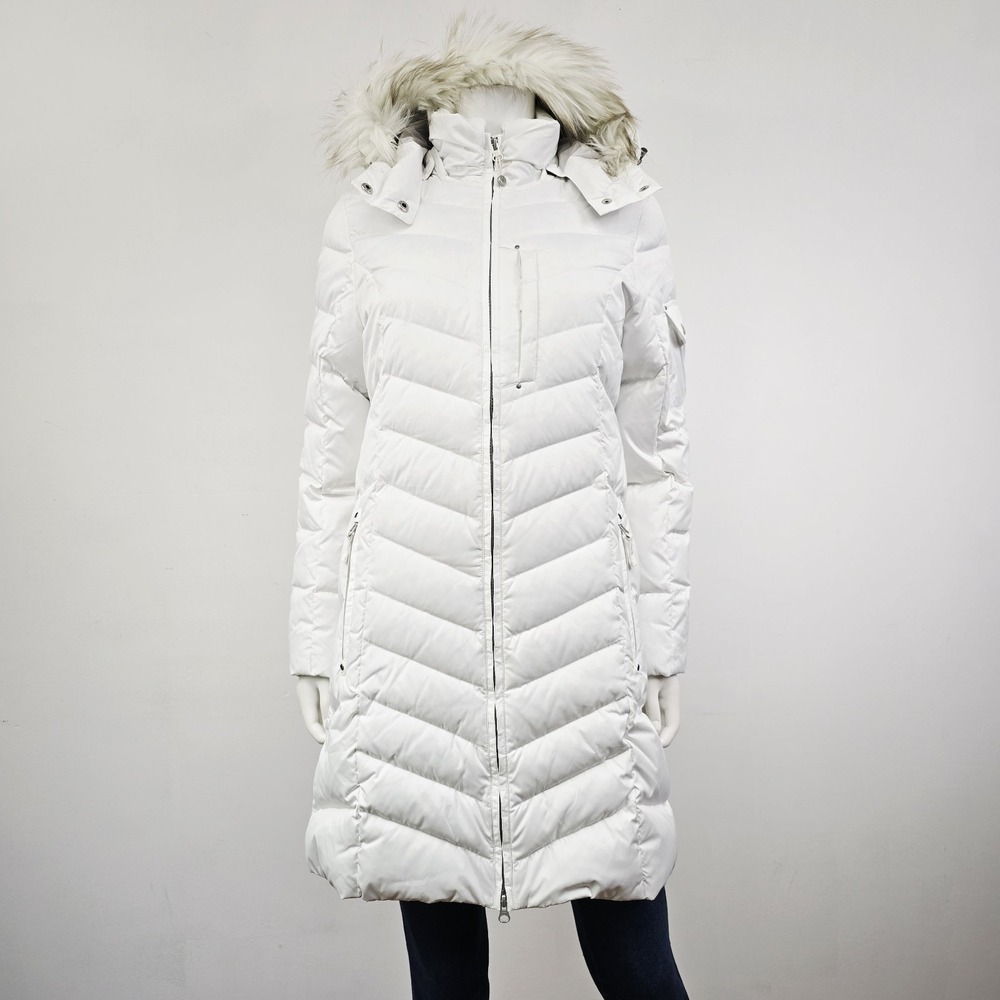 Eddie Bauer Petite M PM Women's Sun Valley Down Parka Coat 650 Storm Repel NWT